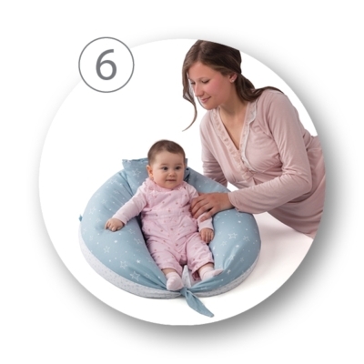 Nuvita DreamWizard Almofada que ajuda o bebé a aprender a ficar sentado