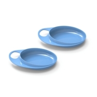 Nuvita Easy Eating Pratos de Silicone - Azul