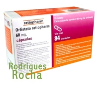 Orlistato ratiopharm 60 mg 84 cápsulas
