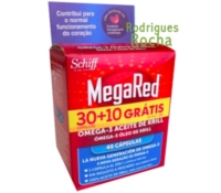MegaRed Omega-3 com Óleo de Krill - 30+10 Cápsulas