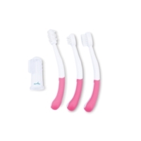 Nuvita Kit Higiene Oral 4 fases Rosa