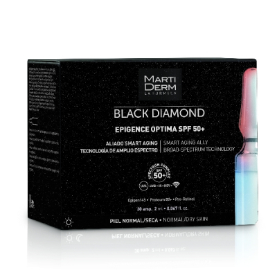 Martiderm Black Diamond Epigence Optima SPF50+ 30ampolas
