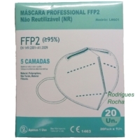 Máscara FFP2 - Caixa 20 unidades